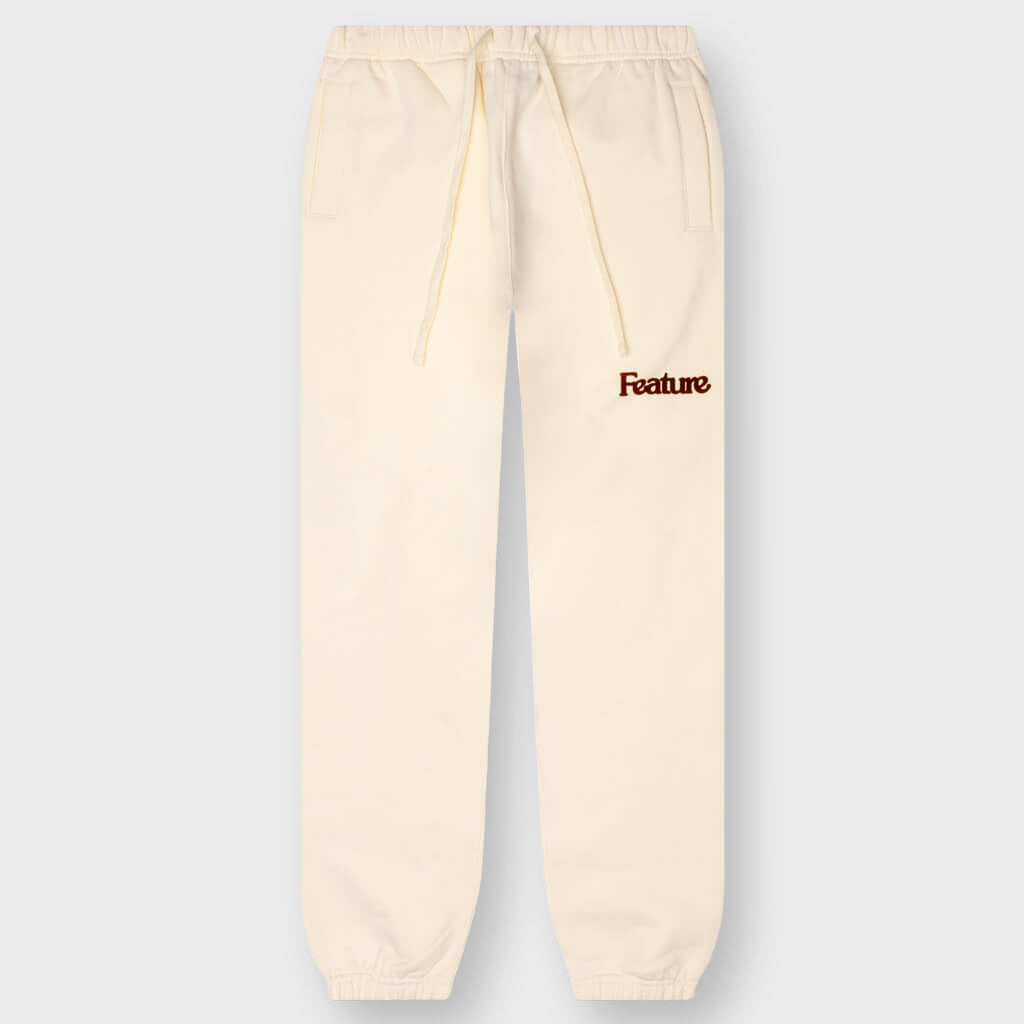 Academy Sweatpant - Cannoli Cream/Gold Flame