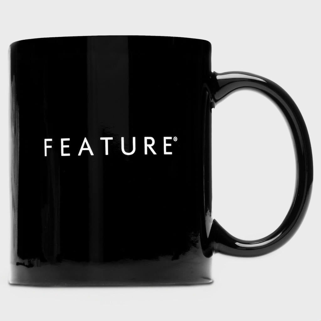 C Handle Mug - Glossy Black