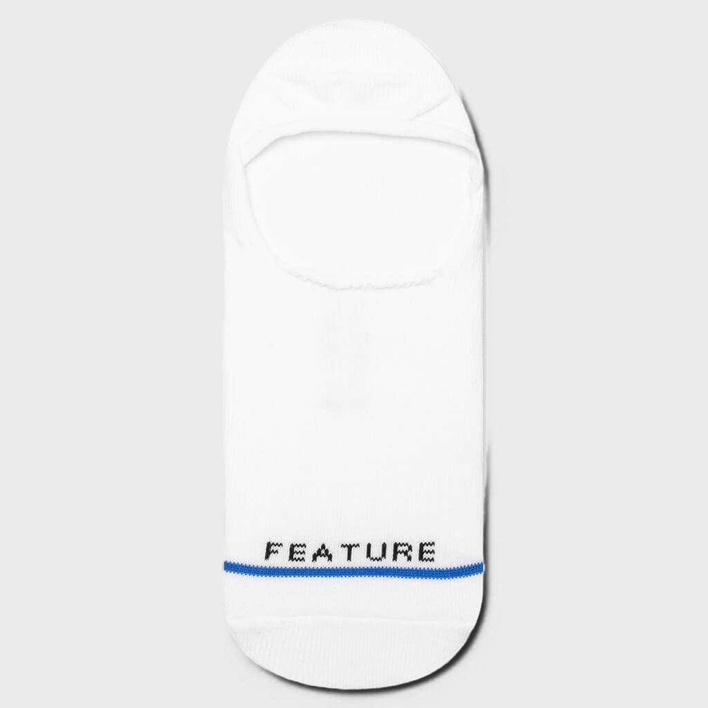 Classic No Show Sock - White