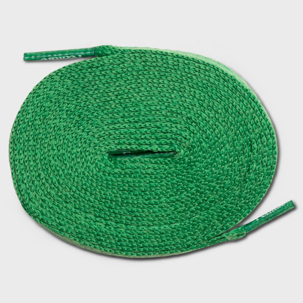 Flat Shoe Laces - Grass Green