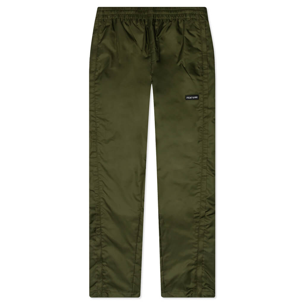 O’Keefe Asymmetrical Pant - Olive – Feature