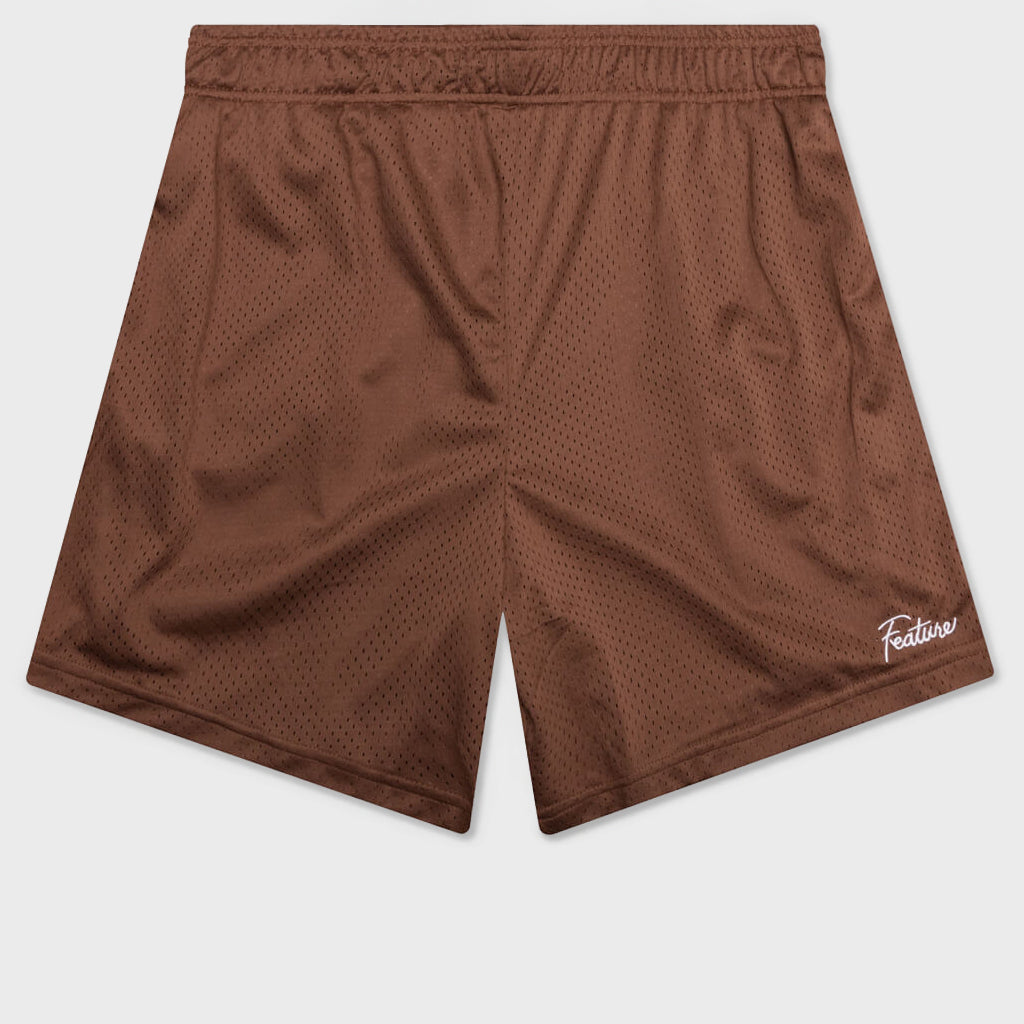 West Mesh Shorts - Brown