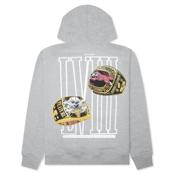 Feature x Icecream Rings Hoodie Heather Grey