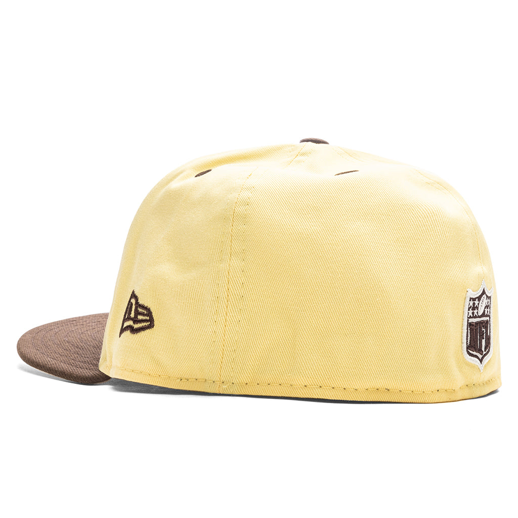 Feature x New Era 59FIFTY Fitted Las Vegas Raiders - Soft Yellow/Walnu