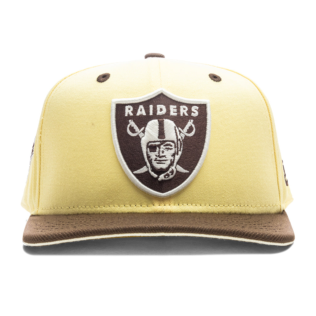Feature x New Era 59FIFTY Fitted Las Vegas Raiders - Soft Yellow/Walnu