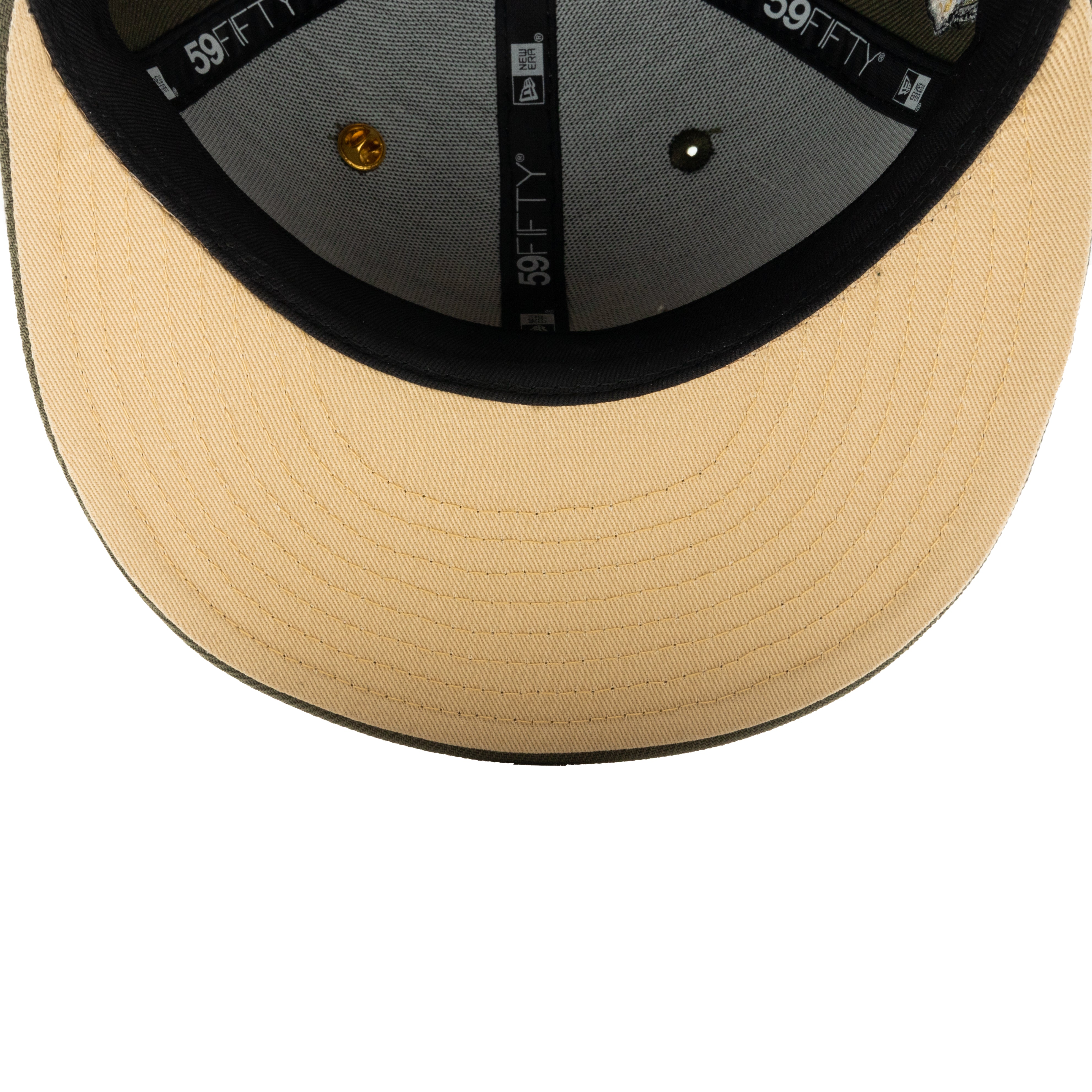 Feature x New Era 59FIFTY Fitted Old English F Calabasas - New Olive/V