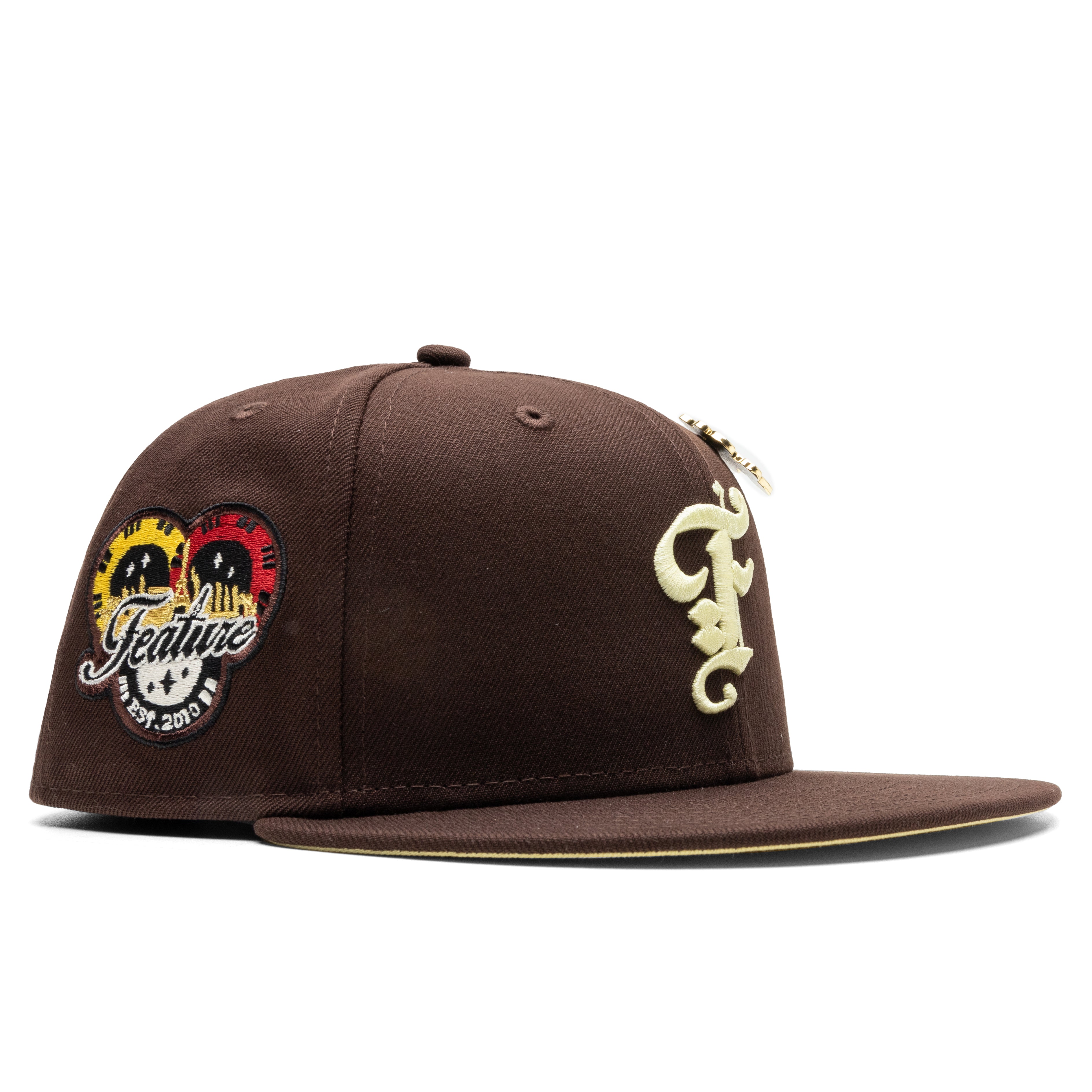 Feature x New Era 59FIFTY Fitted Old English F Vegas - Burnt Wood/Soft