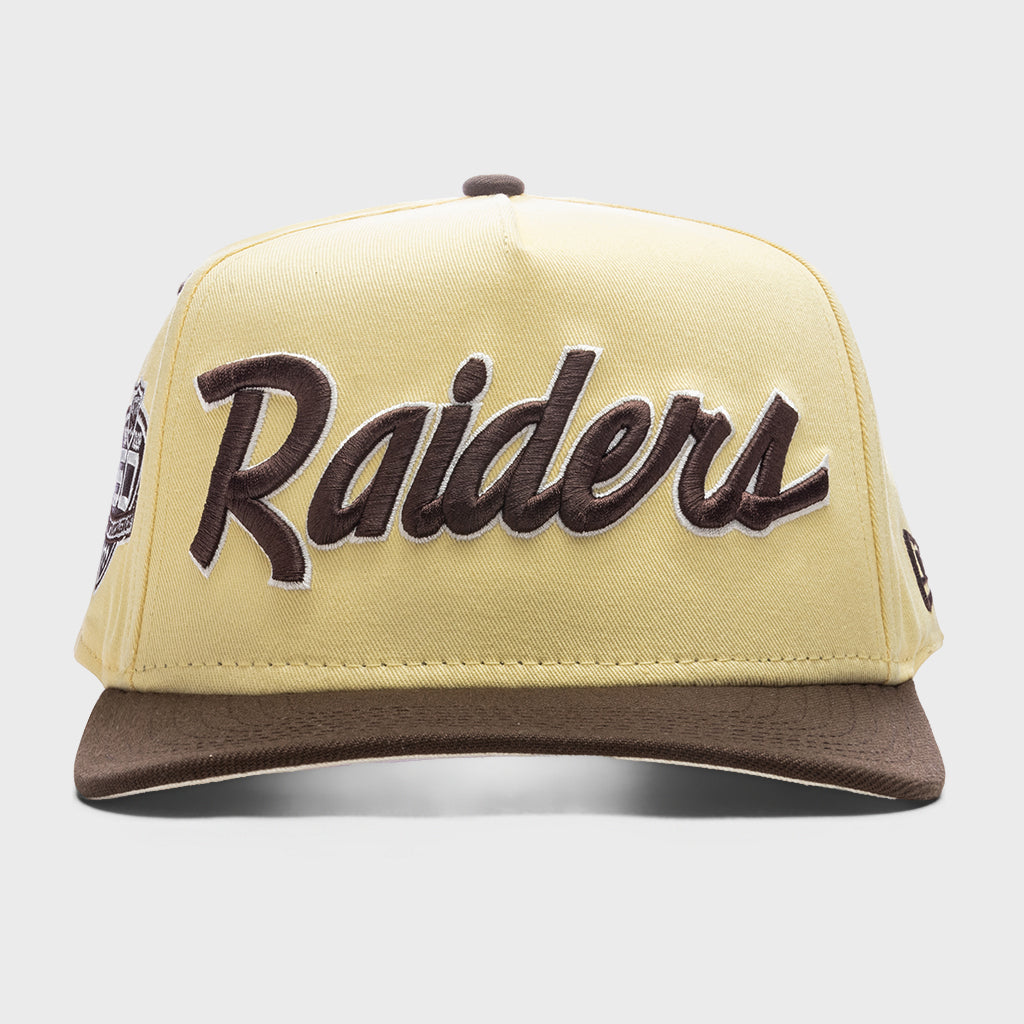 9FIFTY A-Frame Snapback Las Vegas Raiders - Soft Yellow/Walnut