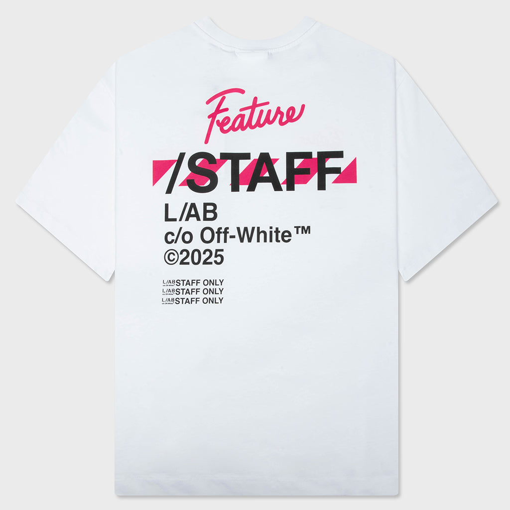 FEATURE x L/AB c/o Off-White™ Store Tee - White – Feature