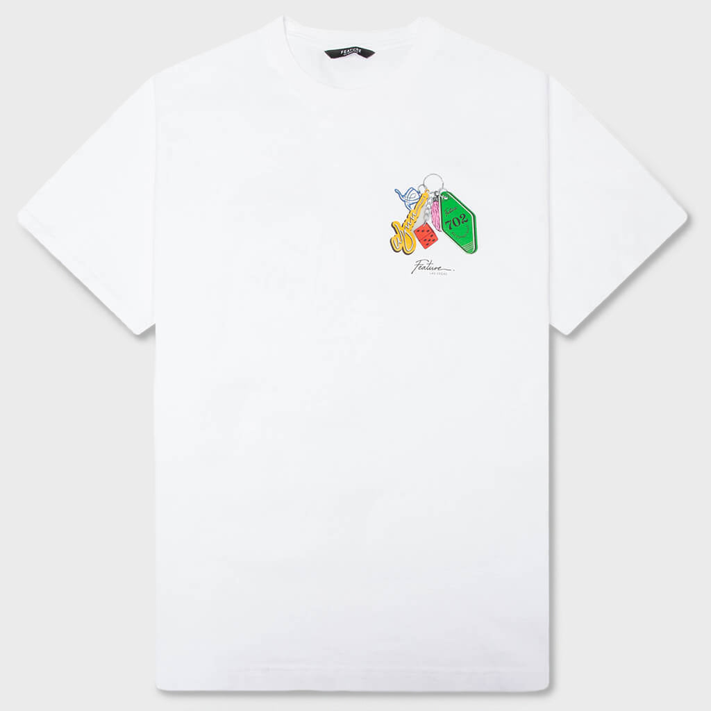 Keys to the Strip Tee - White