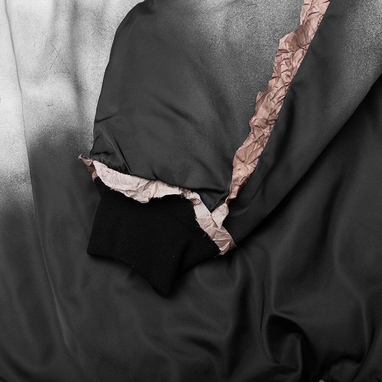 Ocari Nylon Bomber Jacket - Faded Black – Feature