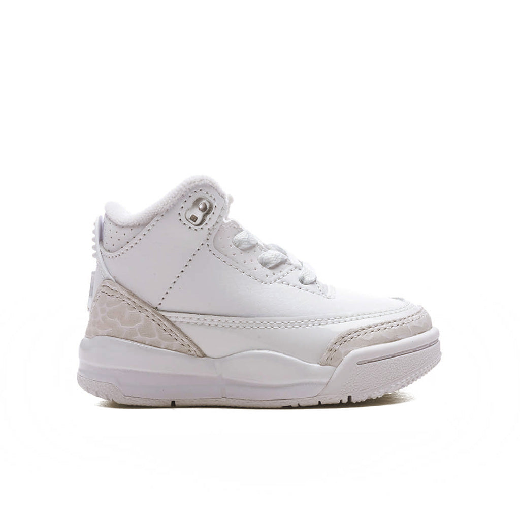 Air Jordan 3 Retro 'Pure Money' (TD) - White/Metalic Silver – Feature