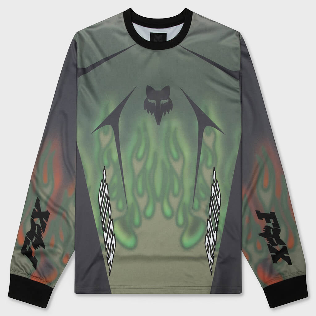 Inferno Jersey - Olive Green – Feature