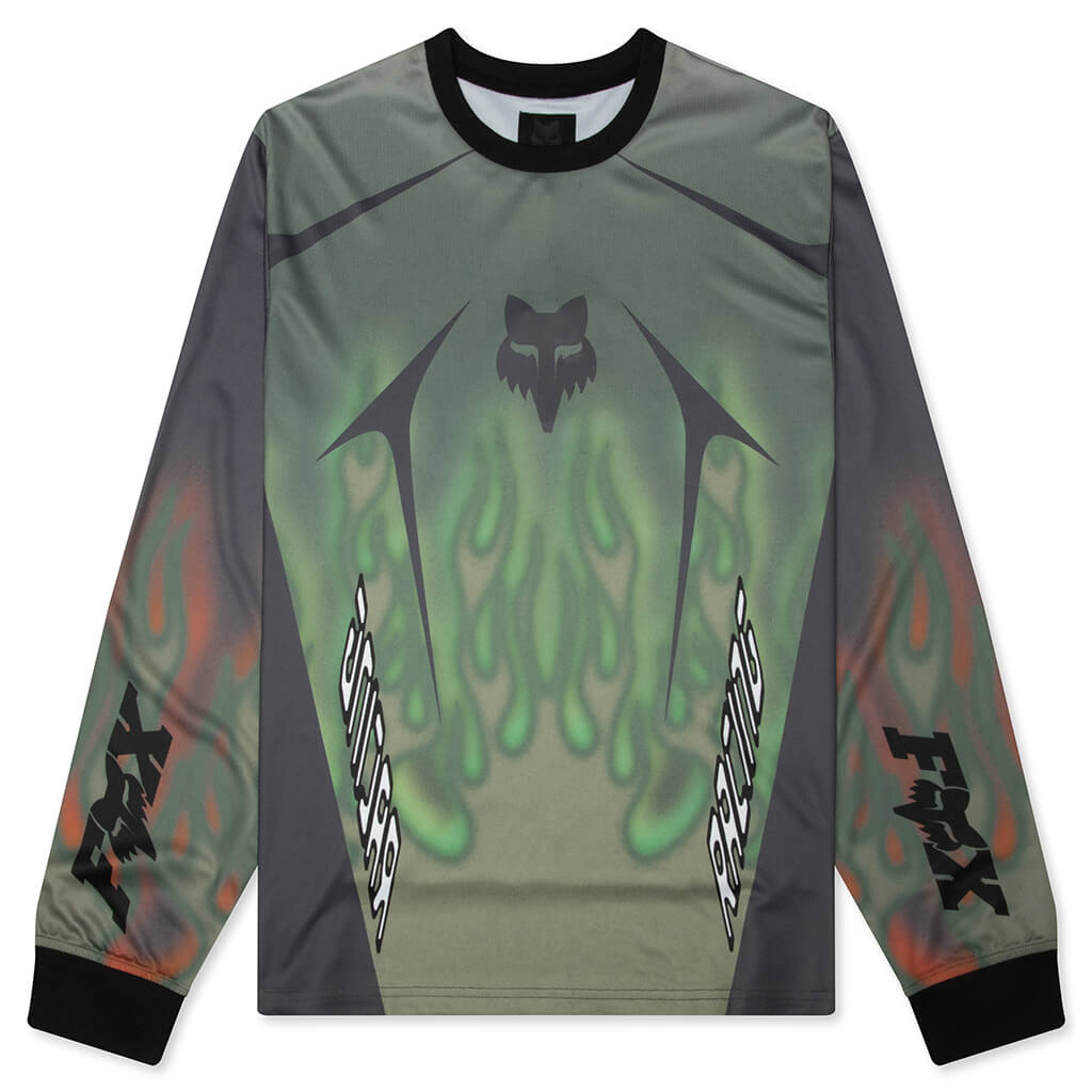 Fox LAB Inferno Jersey - Olive Green – Feature