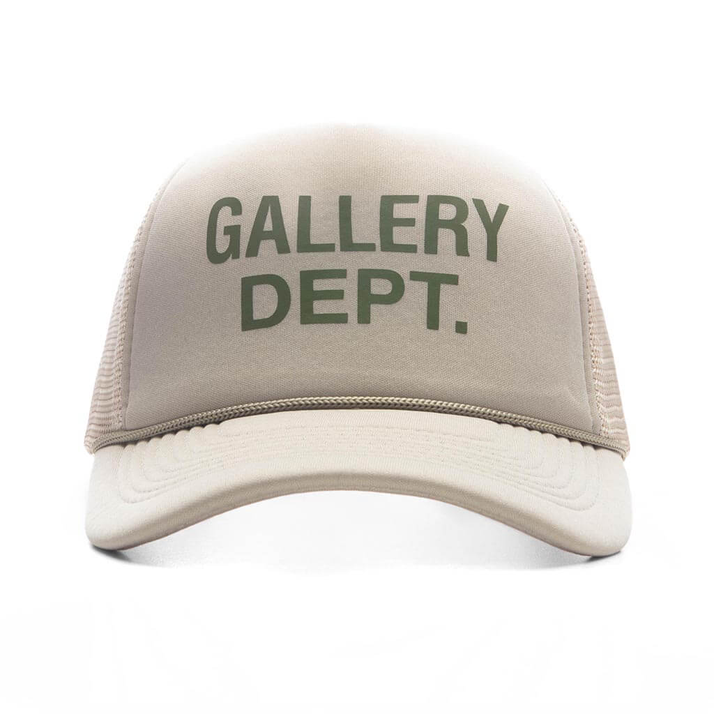 GD Logo Trucker Cap - Warm Grey – Feature