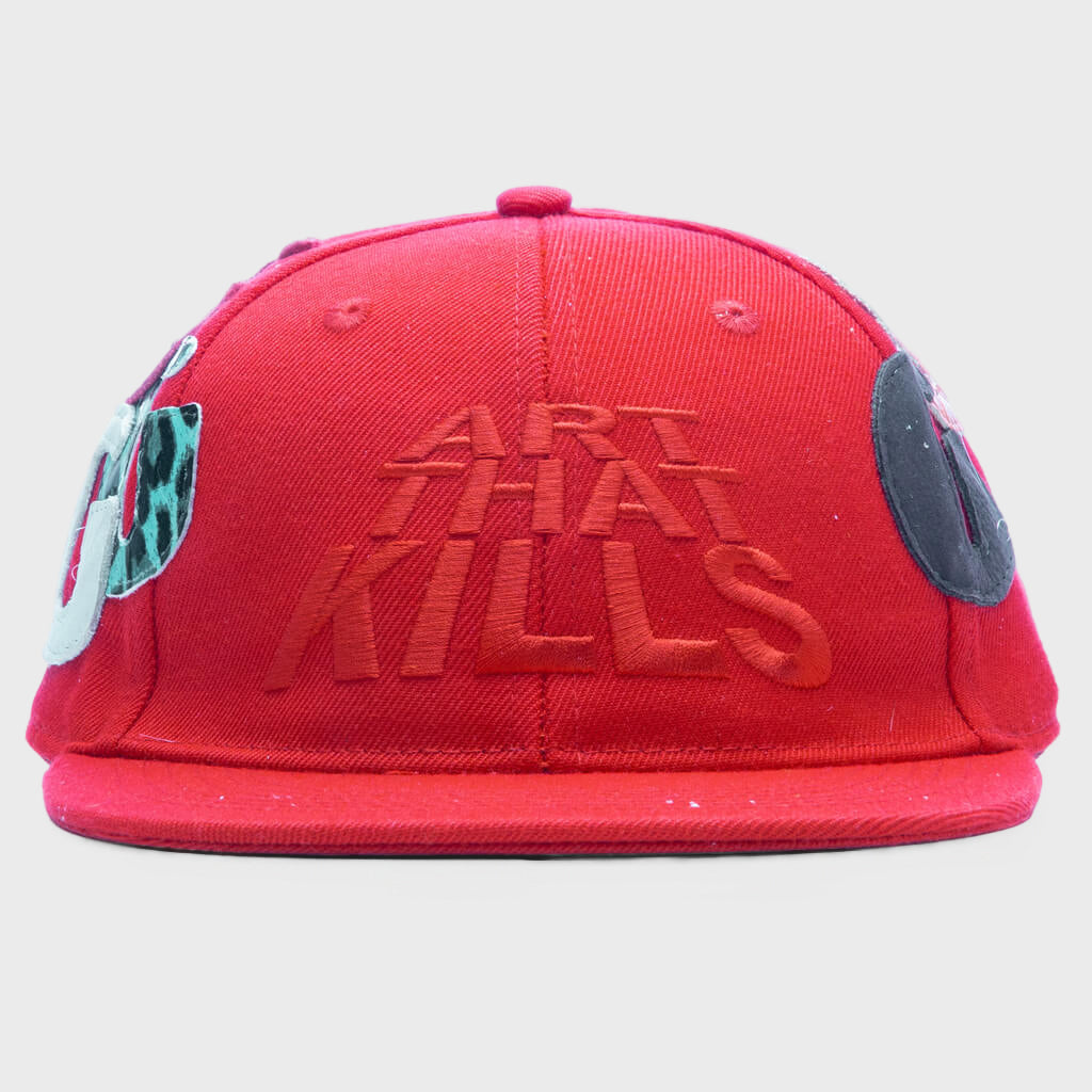ATK G Patch Fitted Cap - Red