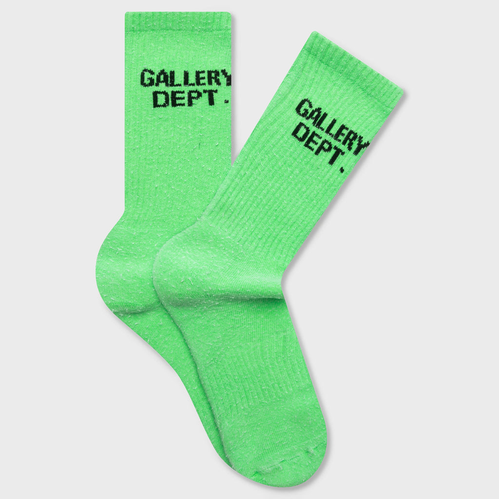 Clean Socks - Fluorescent Green