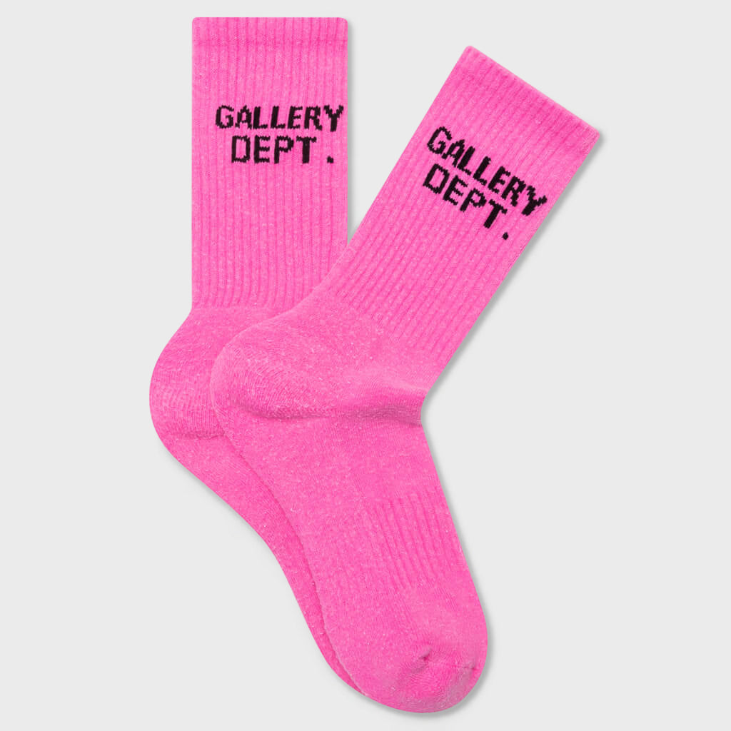 Clean Socks - Fluorescent Pink