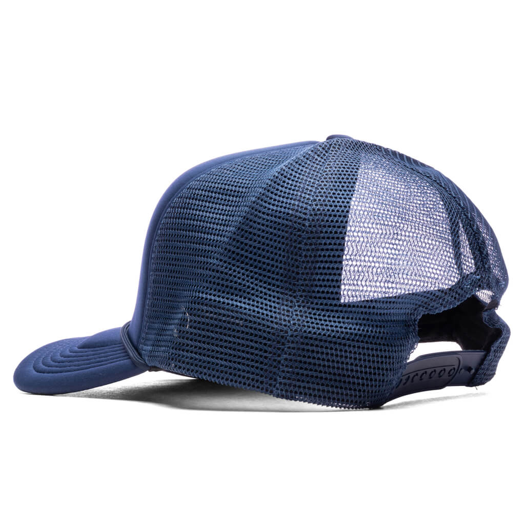 French Logo Trucker Hat - Navy – Feature