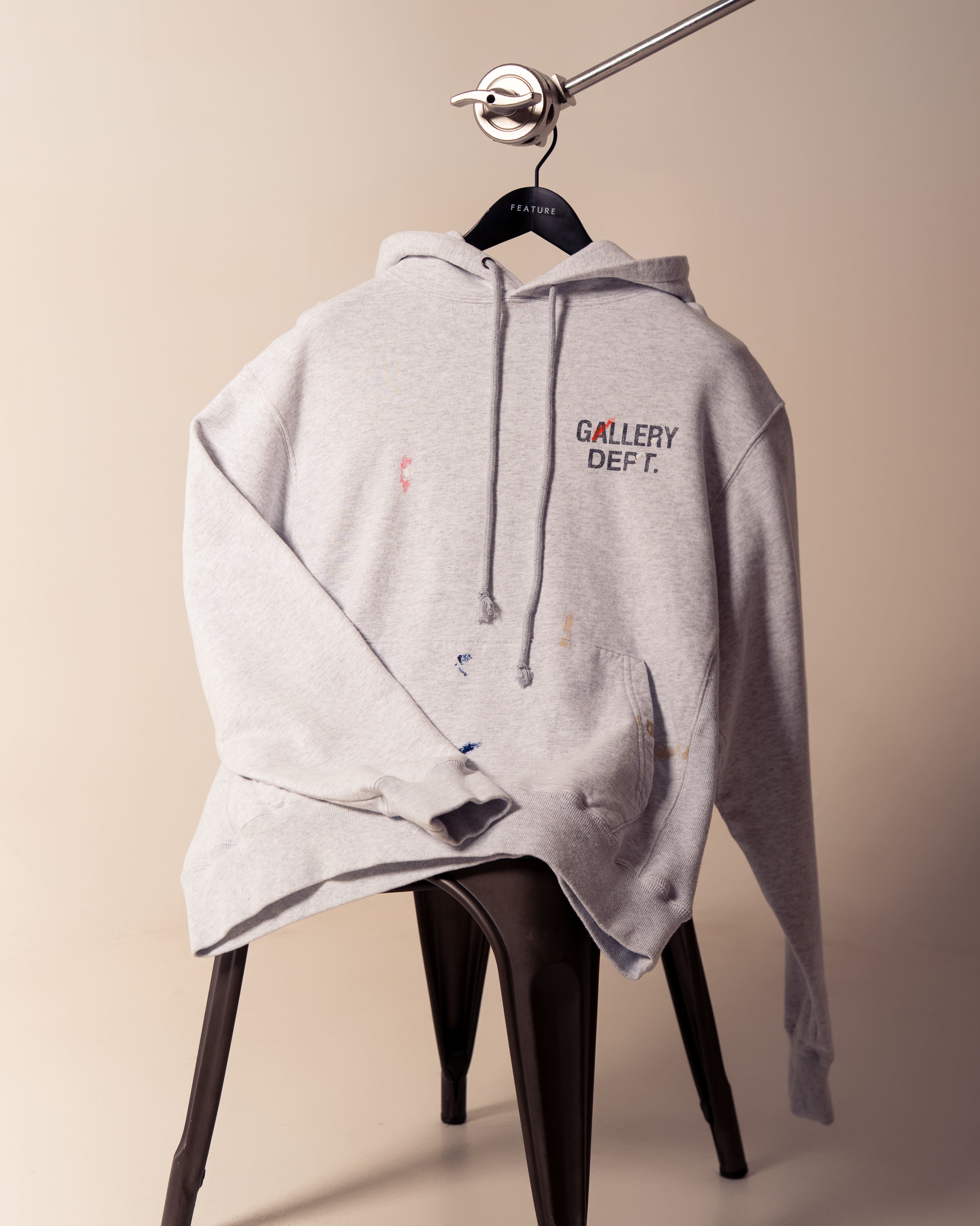 Sun Faded English Zip Hoodie - Blue – Feature