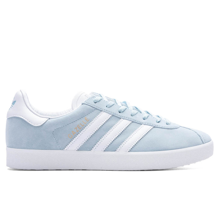 Gazelle 85 - Clear Sky/Footwear White/Gold Metallic – Feature