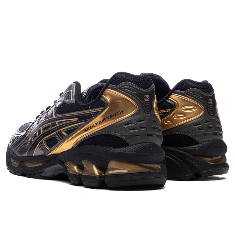 Asics x Ayrton Senna Gel-Kayano 14 - Black/Pure Gold – Feature