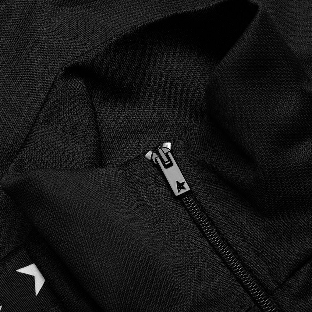 Women's Star Zipped Track Jacket - Black – Feature