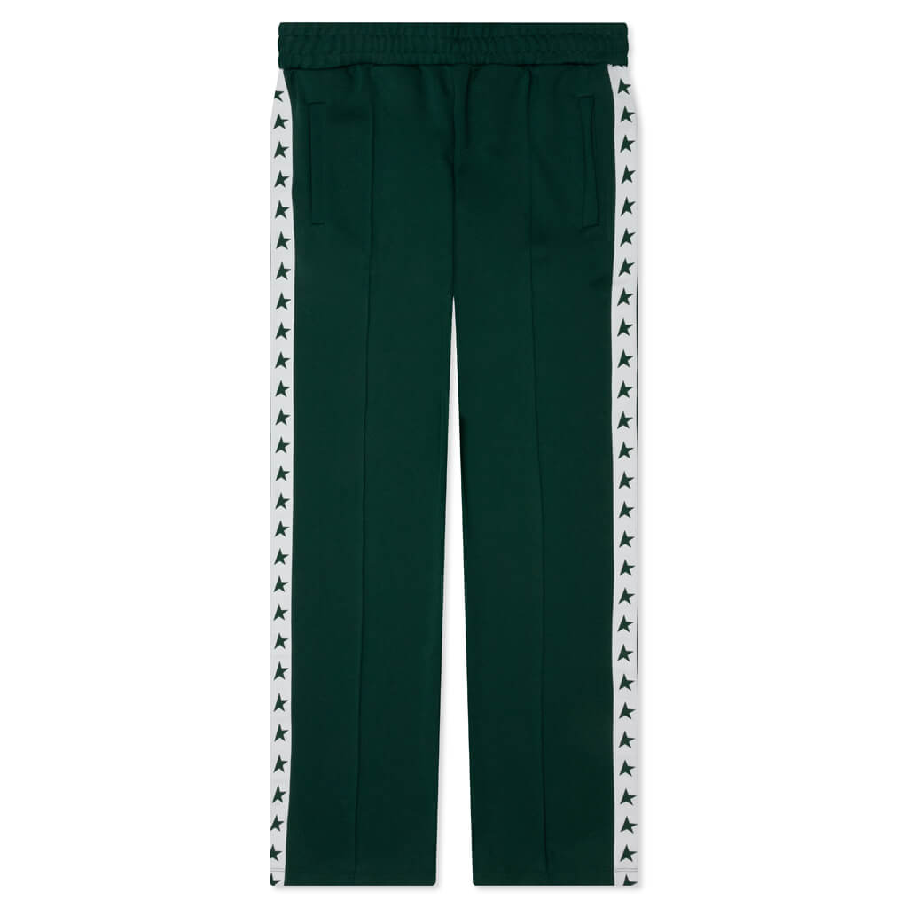 Women's Star Wide Leg Jogging Pant - Bright Green – Feature