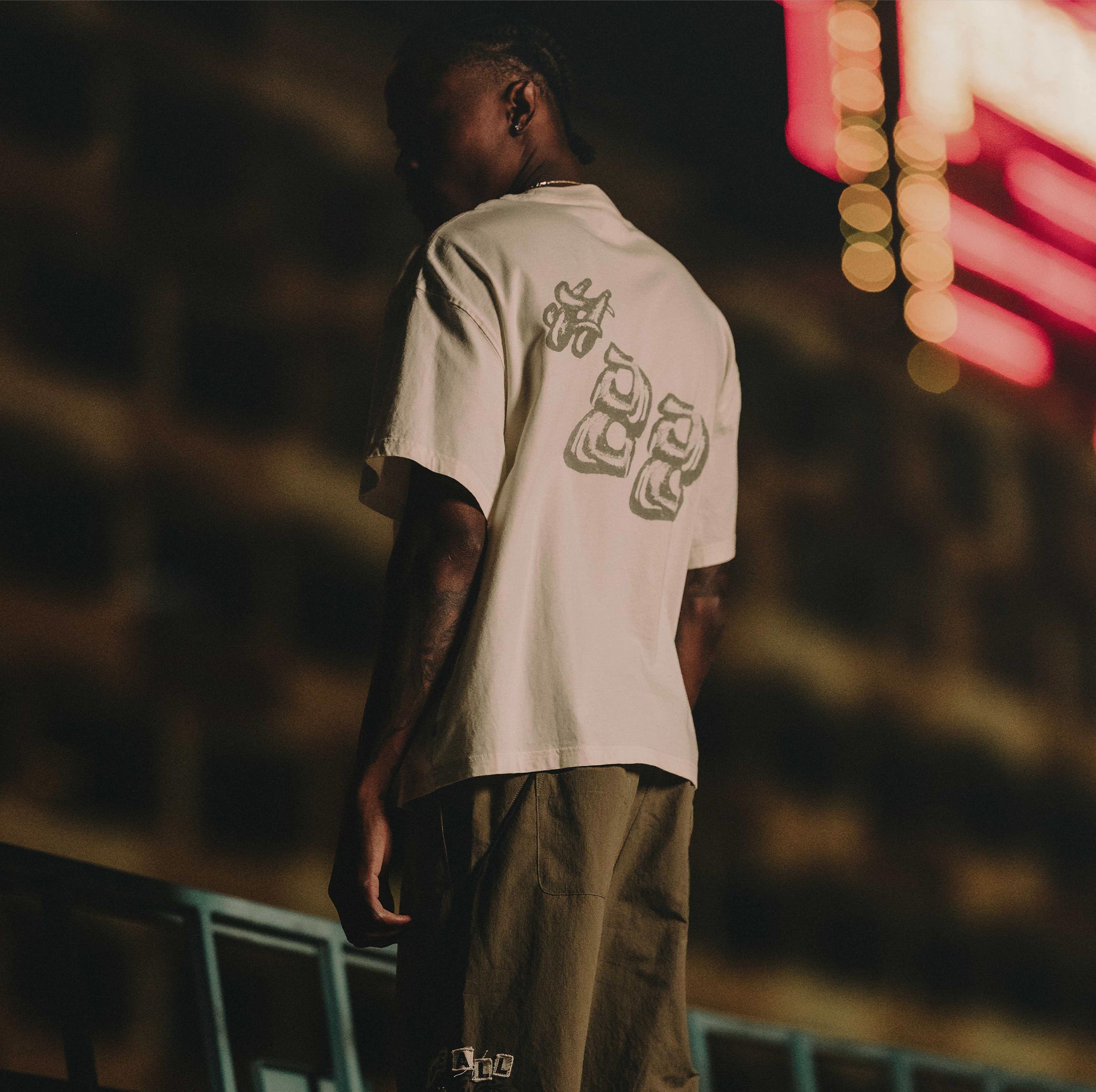 Bandana Print T-Shirt - White – Feature