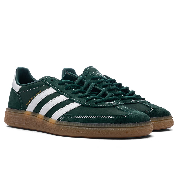 adidas gazelle silver green womens Adidas x Sporty & Rich Handball Spezial