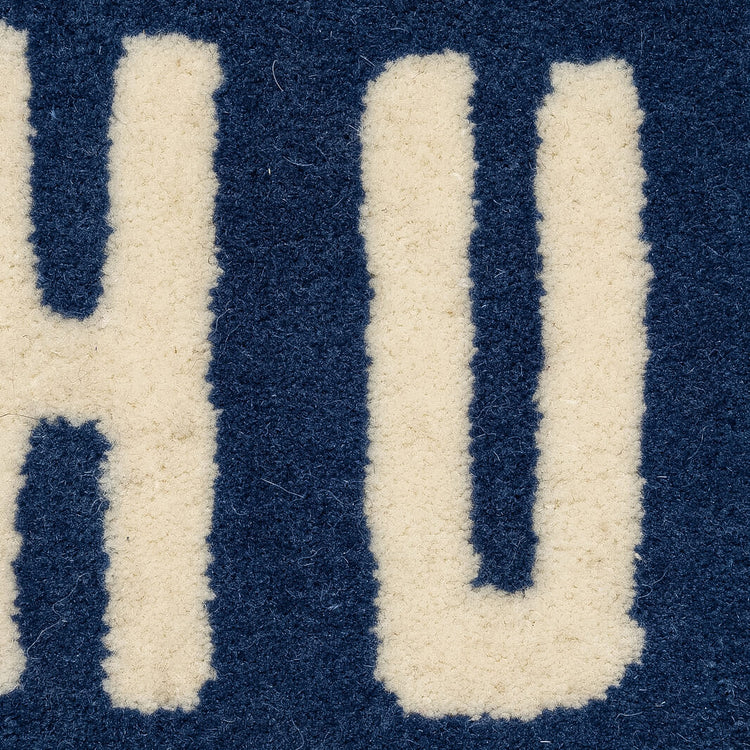 Heart Rug Medium - Navy – Feature