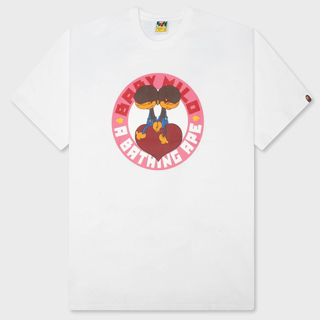 Heart Baby Milo Tee - White
