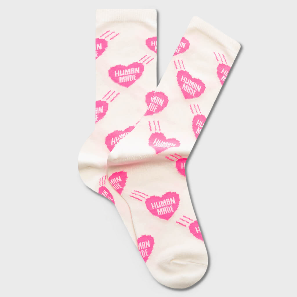 Heart Socks - Pink
