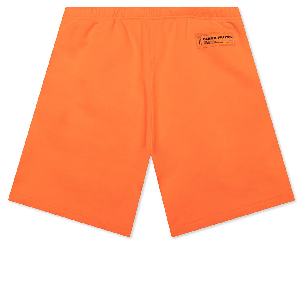 Sweatshorts Logo Recycled CO - Orange/No Color – Feature