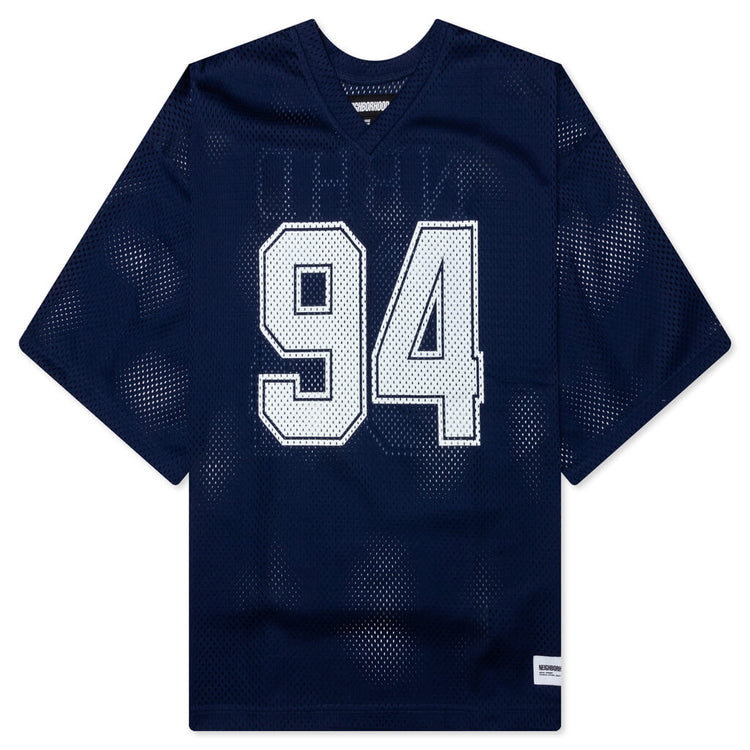 Hockey S/S V Neck - Navy – Feature