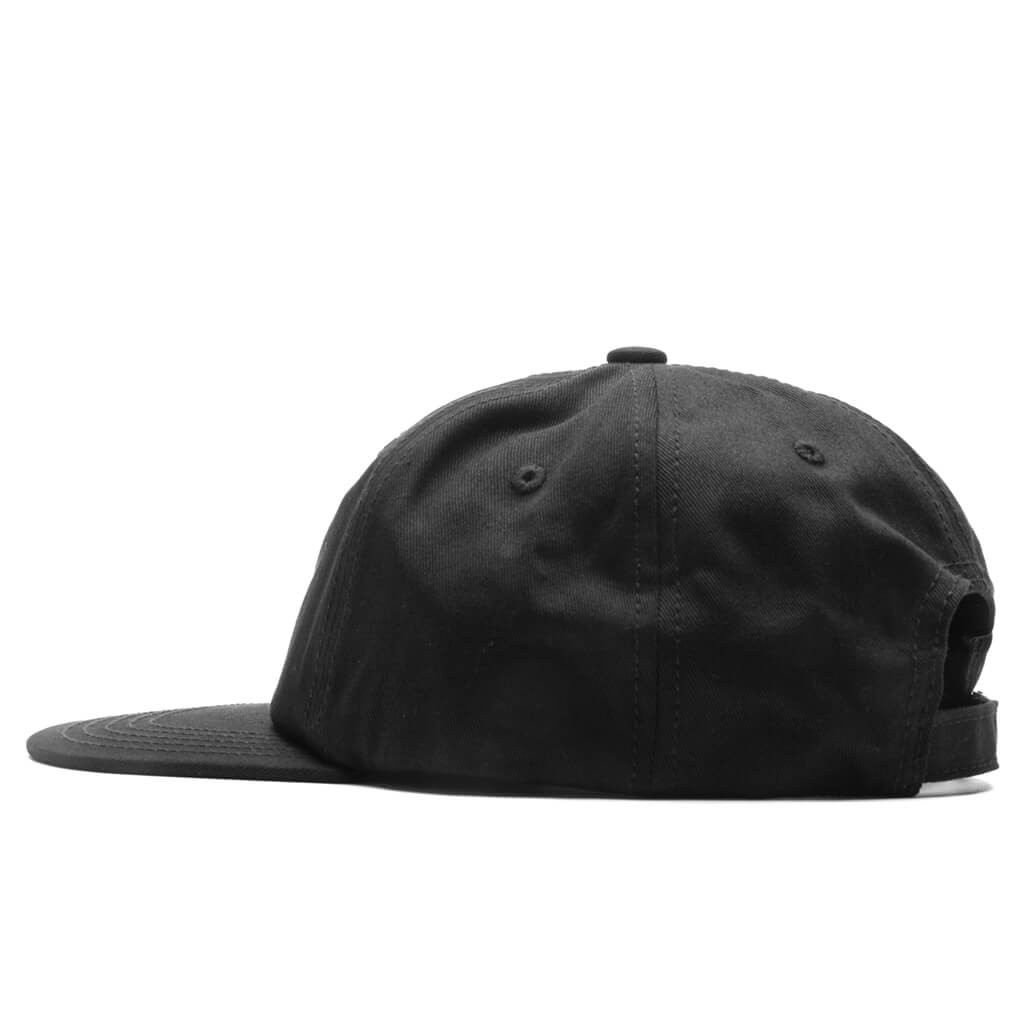 6 Panel Twill Cap #1 - Black – Feature