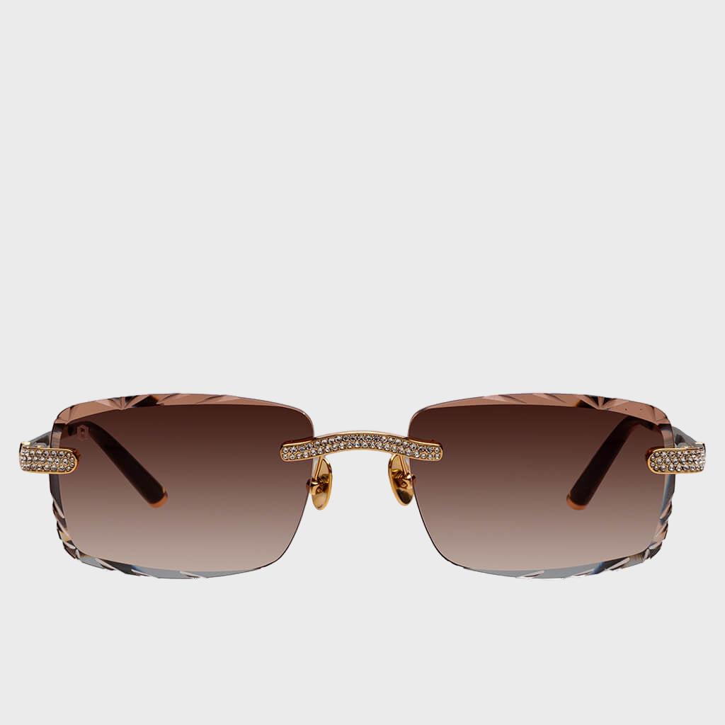 Iced Signature Gem Cut - Brown Tint