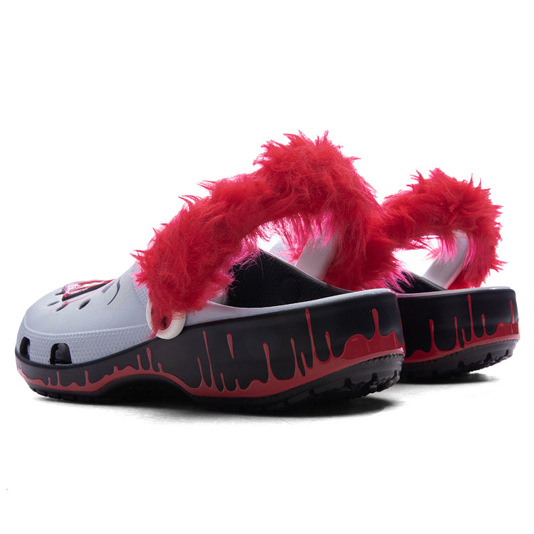 clogs croc fuzzy slides