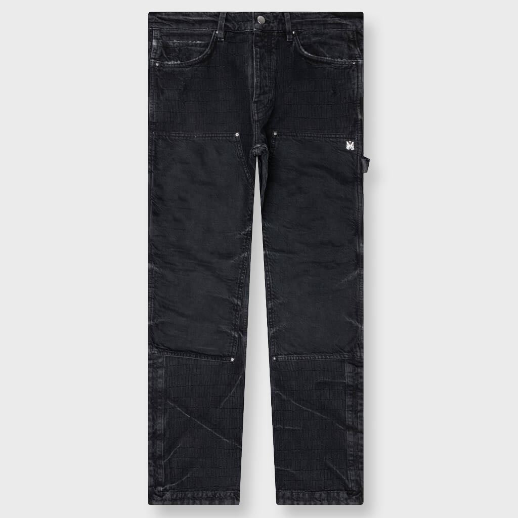 Jacquard Carpenter Jean - Faded Black