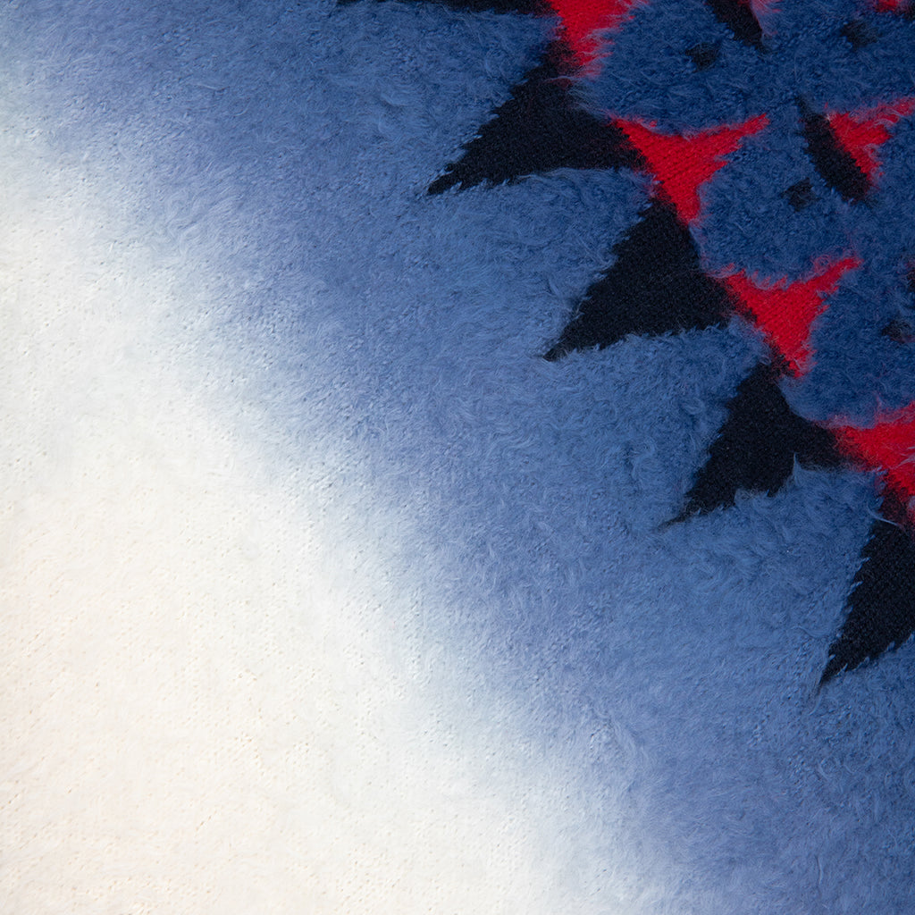 Jacquard Knit Pullover - Navy – Feature