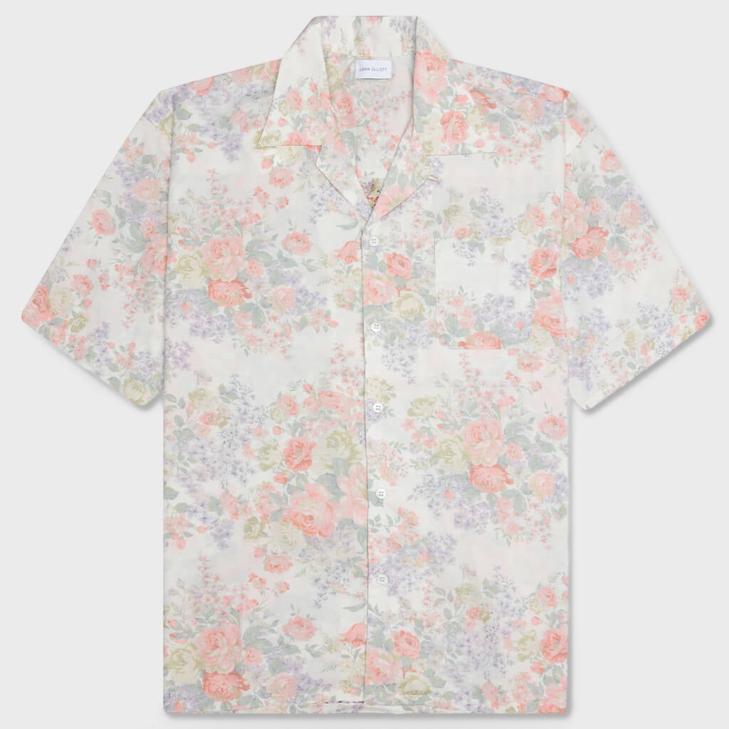 Camp Shirt - Ivory Tuscan Floral