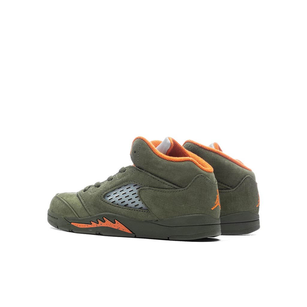 Air Jordan 5 Retro 'Olive' (TD) - Army Olive/Solar Orange – Feature