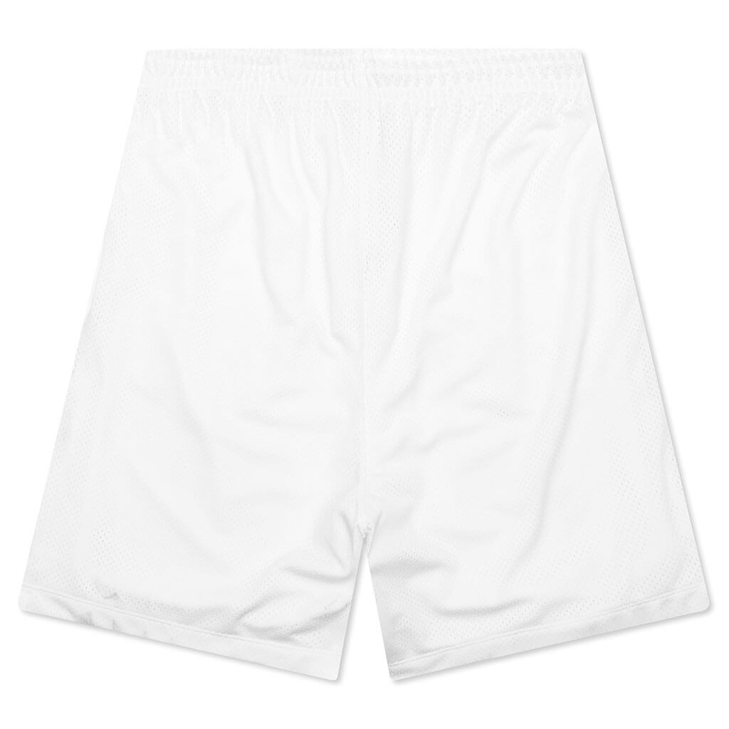 Essentials Shorts White/Lucky Green Feature