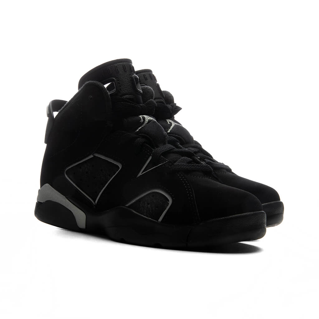 Air Jordan 6 Retro 'Cap and Gown' (PS) - Black/Reflect Silver