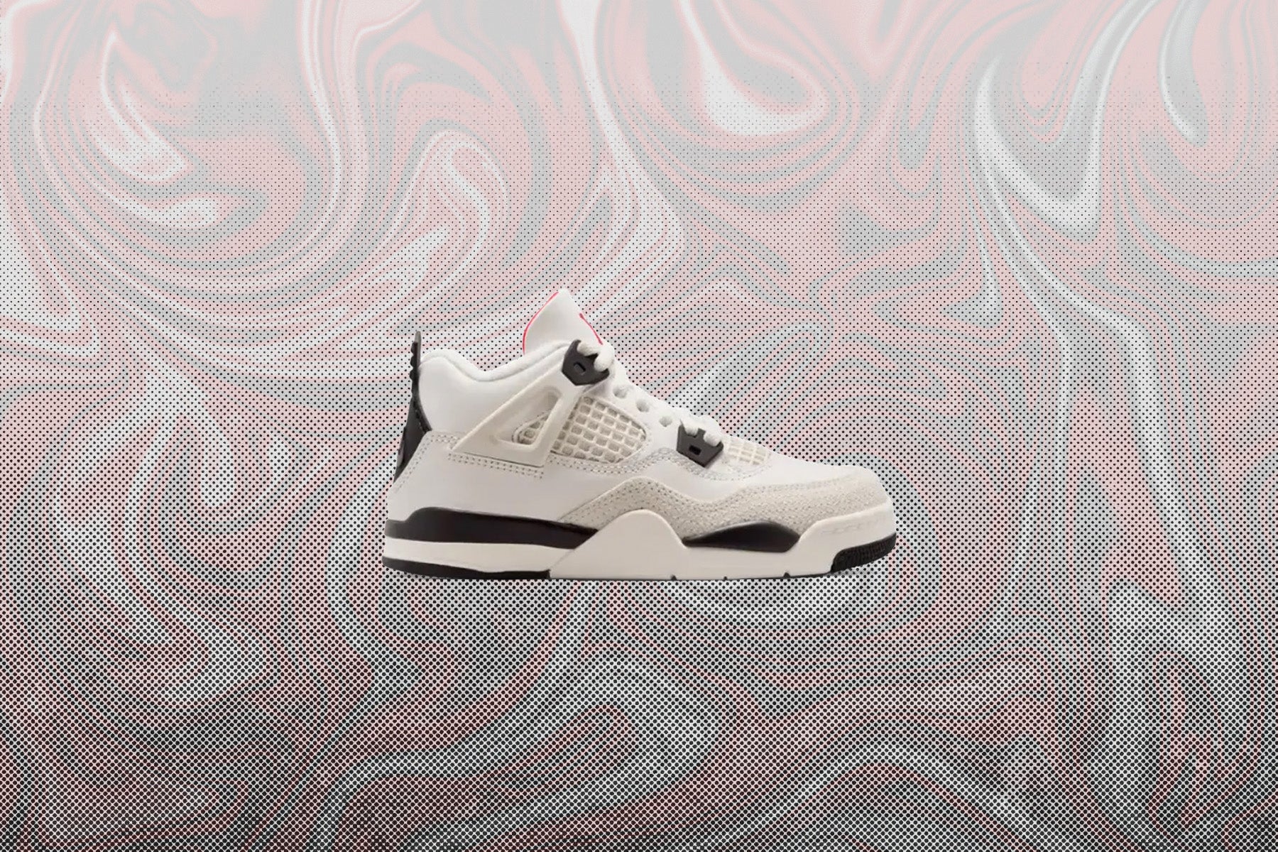 Air Jordan 4 Retro OG 'Flight Club' (PS) - Sail/Black/University