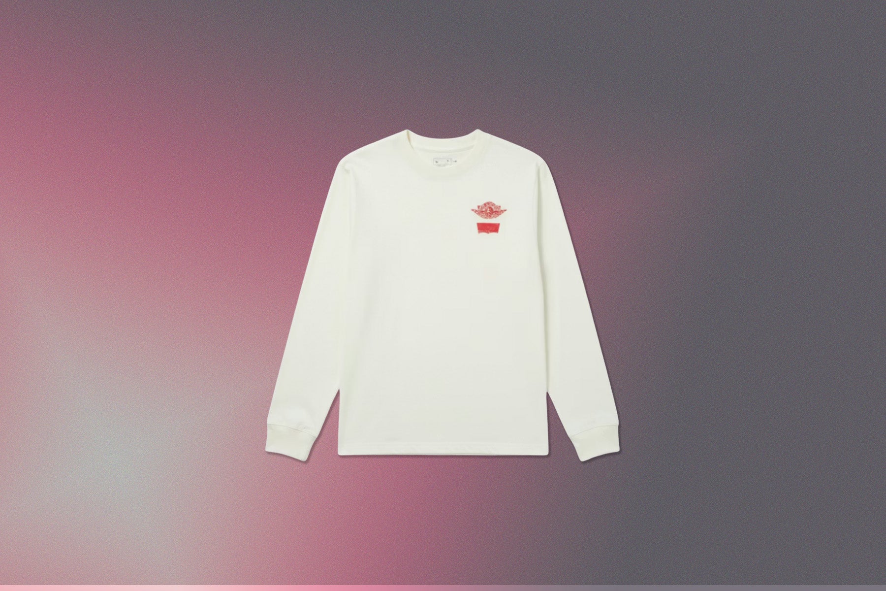 Jordan x Levi's L/S Tee - Pale Ivory/Black/University Red – Feature