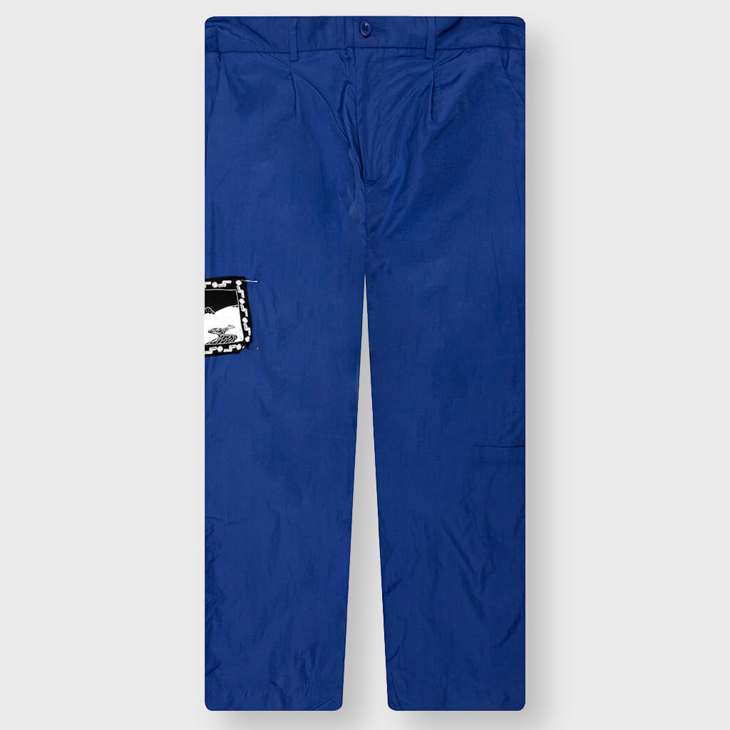 Outlook Pleated Pant - Blue