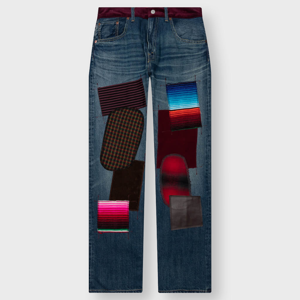 Pants - Indigo/Multi