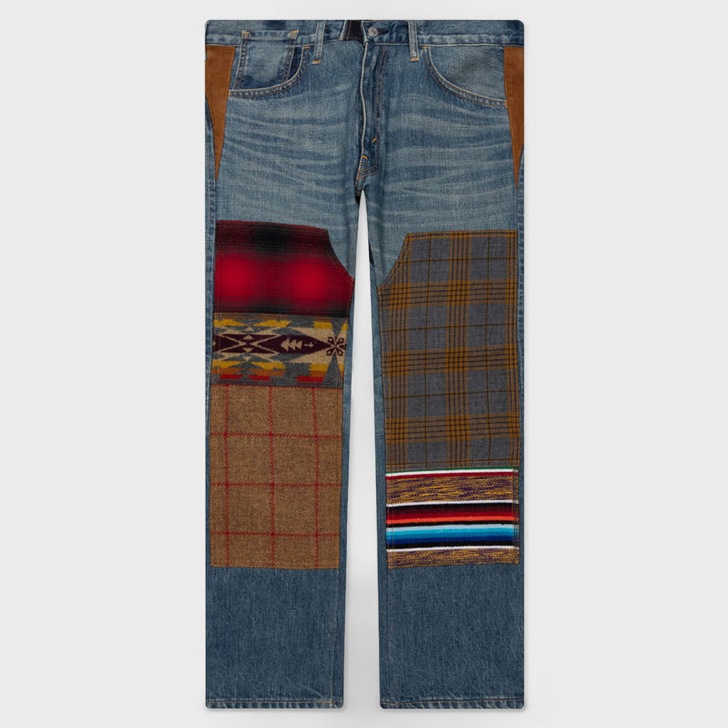 Pants - Indigo/Multi