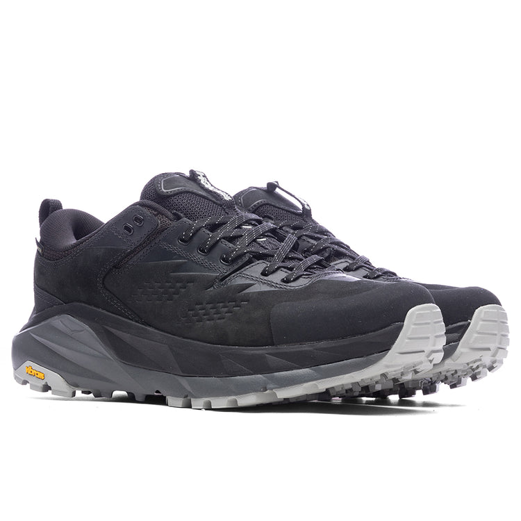 Hoka One One Kaha Low GTX Men\'s 7.5 Women\'s 8.5 Black Satellite Gray Shoes HOKA ONE ONE U Kaha Low GTX TP Black/Satellite Grey  main image 4